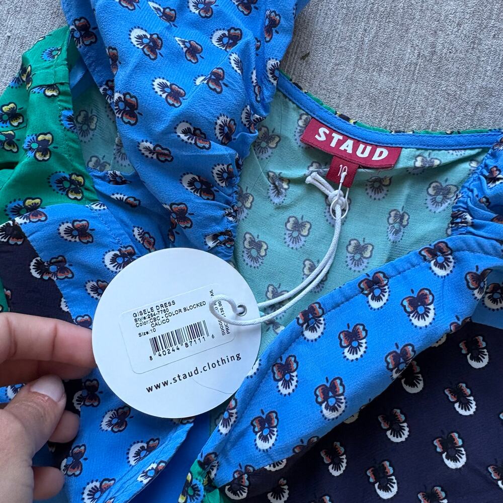 NWT Staud Giselle Mini Dress - Picture 4 of 4